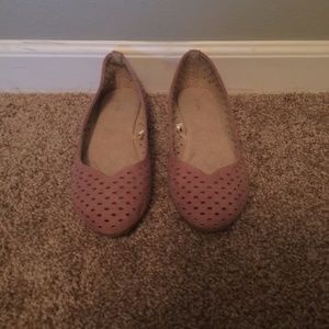 Basic Editions Lace Flats